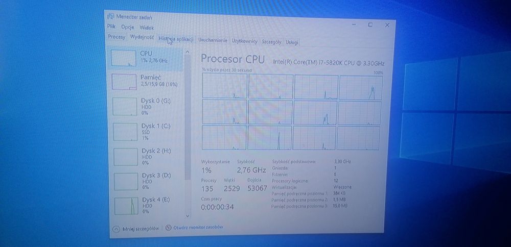 Zestaw komputerowy plyta,procek,ram, dysk, wifi Bluetooth