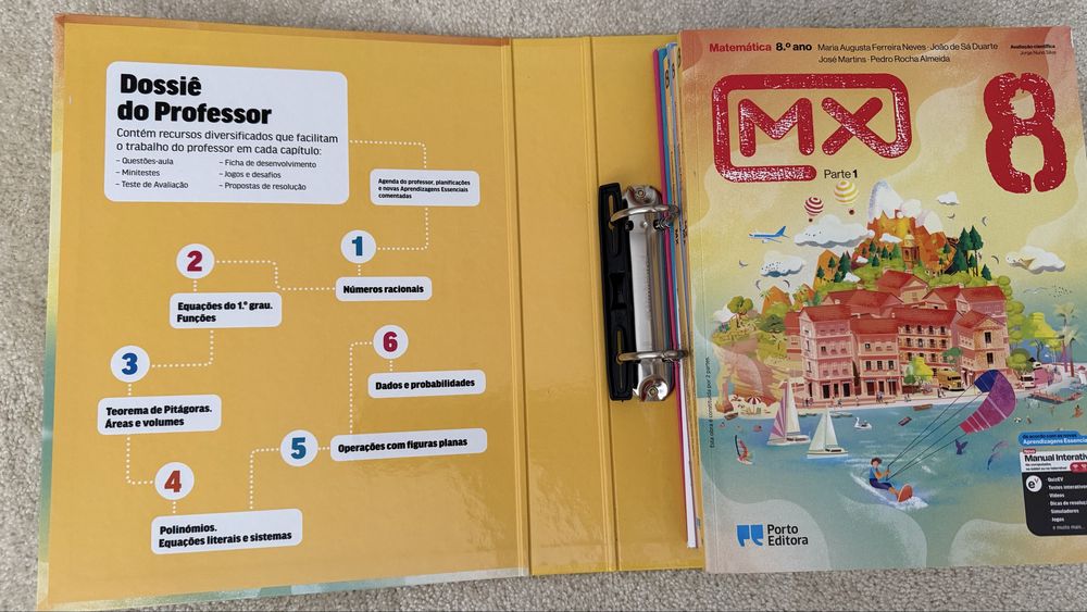 MX 8 (Matemática 8º ano) - Porto Editora - Versão Professor