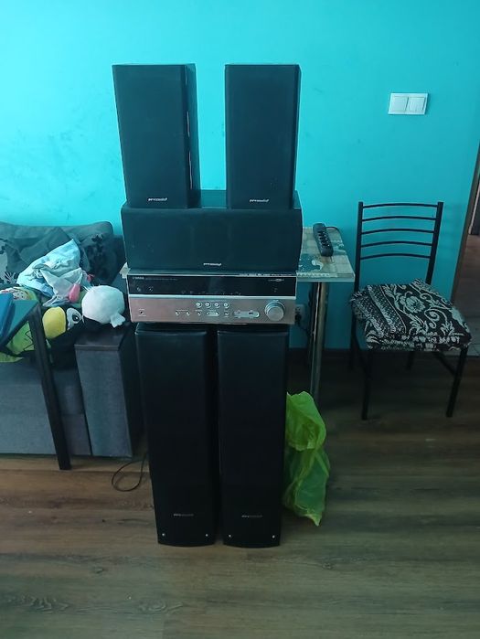 Zestaw Yamaha i kolumny