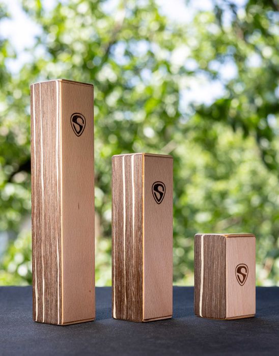 Набір дерев’яних шейкерів з чохлом