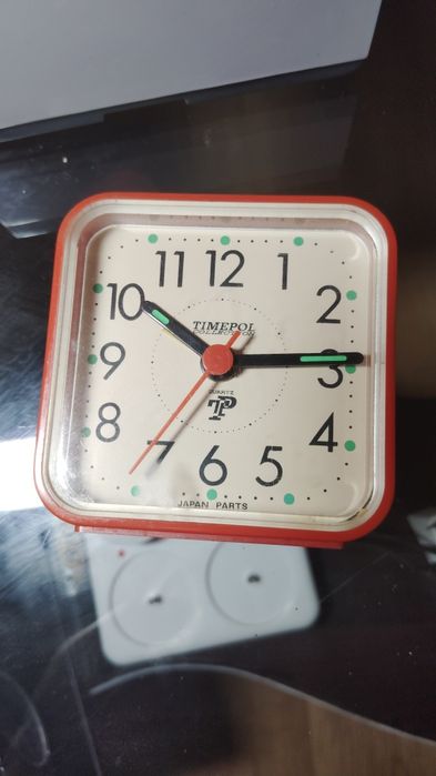 Budzik PRL KULTOWY  timepol Japan kolekcja