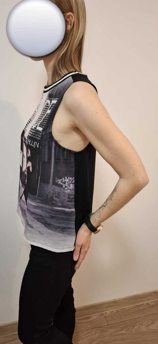 Top z nadrukiem - DAMNED DELUX - 36 oversize