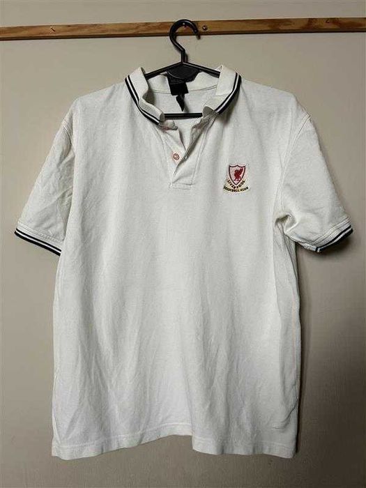 Koszulka polo biała - LIVERPOOL FC - M/L - OKAZJA