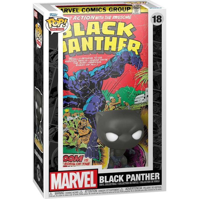 Funko Pop! Comic Covers Marvel Vinyl Collectible Black Panther 18