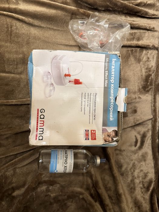 інгалятор gamma effect max компресорний