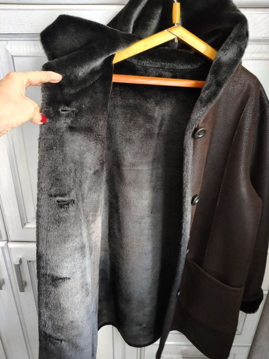 Верхній одяг дублянка  з капюшоном М англ