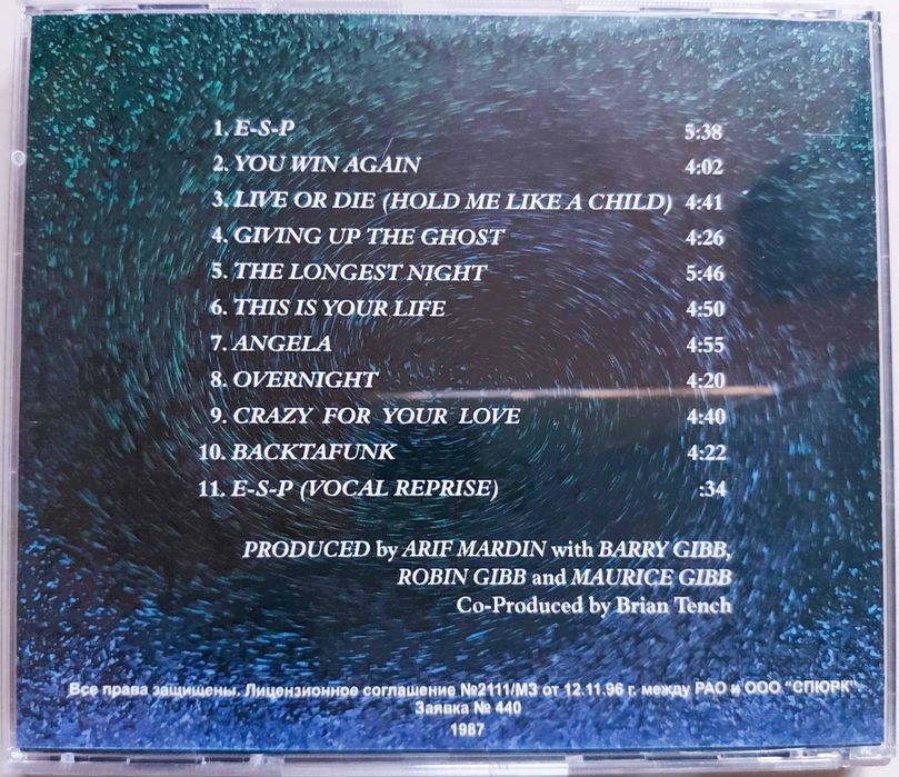 CD  Bee Gees	E-S-P tanie słuchanie