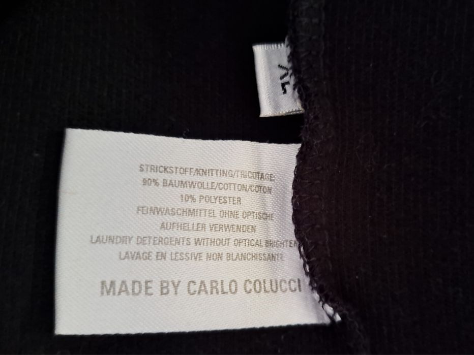 Sweter menski Carlo Colucci czarny  XL