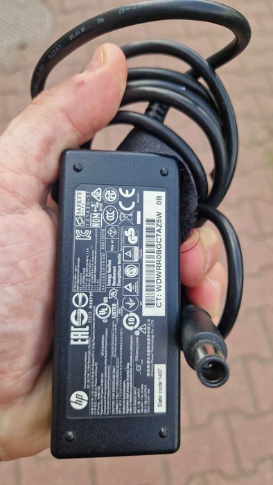 Oryginalny zasilacz ładowarka HP 45W 19.5V 2,31A Wtyk 7,4mm