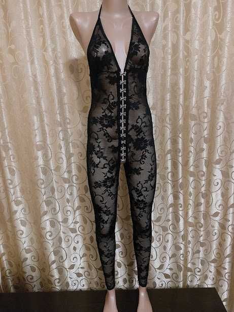 Красивый эротический кружевной, гипюровый комбинезон, боди Ann Summers