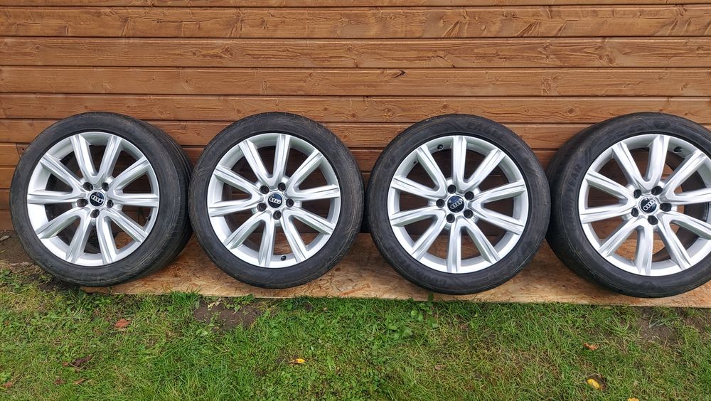 Alufelgi  z oponami 5x112 r 18 audi a4 a6 a5