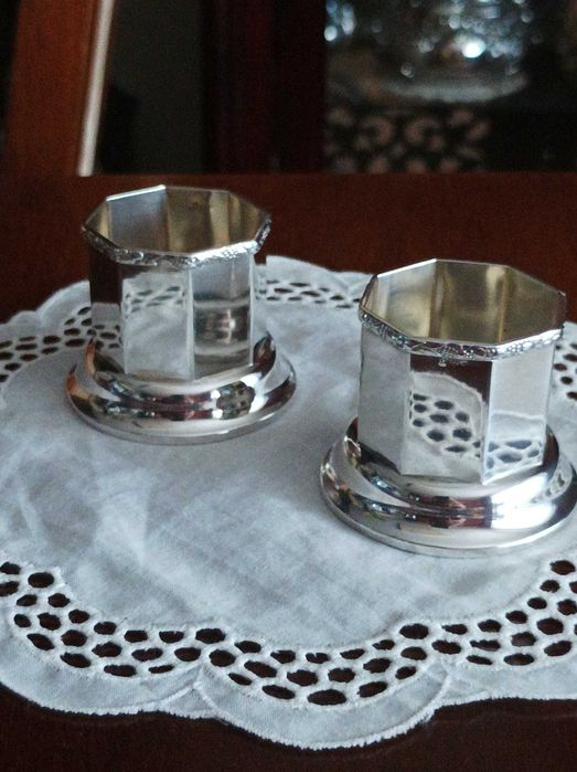 Piękne solniczki Pr 800 Niemcy Lutz Weiss Art Deco