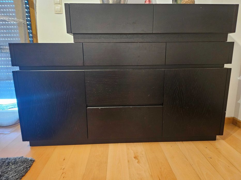 Mobília de Sala em Wengue + Mesa Jantar + 6 Cadeiras