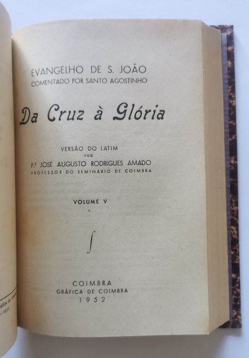 SANTO AGOSTINHO - Evangelho de S. João (comentado) - Coleção completa em 5 VOLUMES