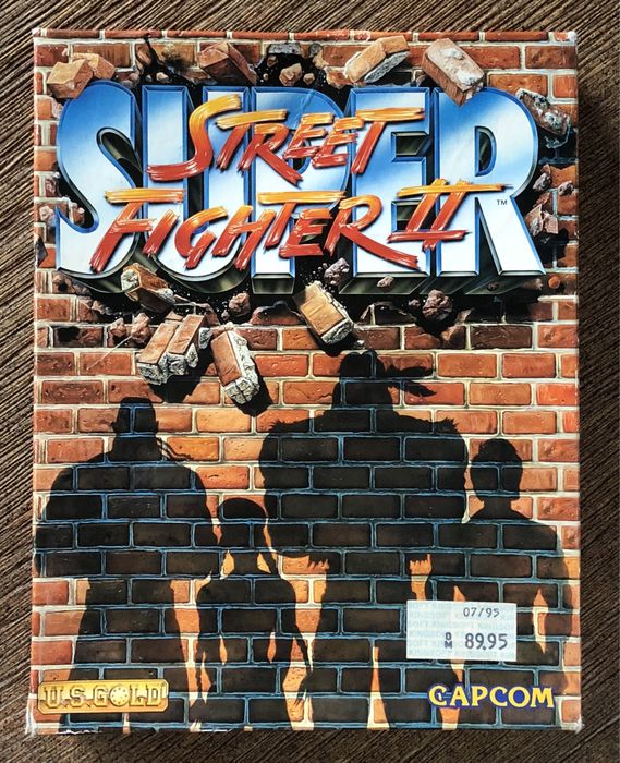 Gra Super Street Fighter II Commodore AMIGA 1200 retro dyskietki BOX