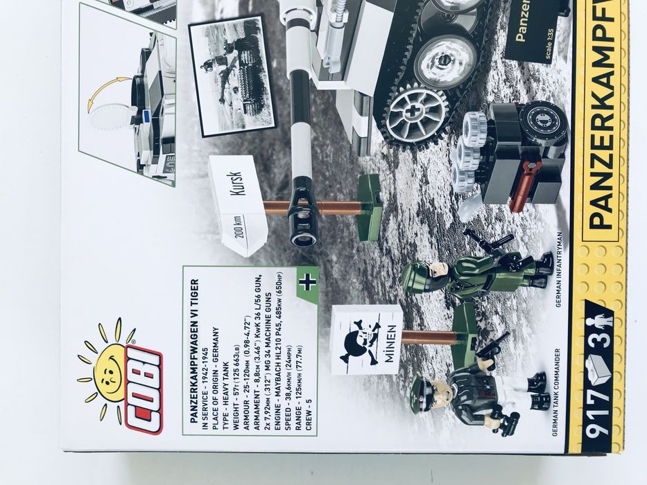 Czołg Panzerkampfwagen Vl Tiger klocki cobi 3122 Limited Edition