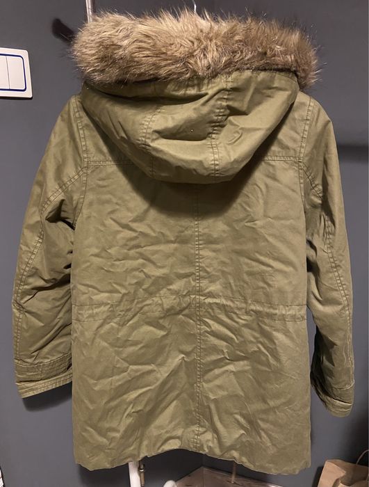 Świetna ocieplana parka khaki Logg HM