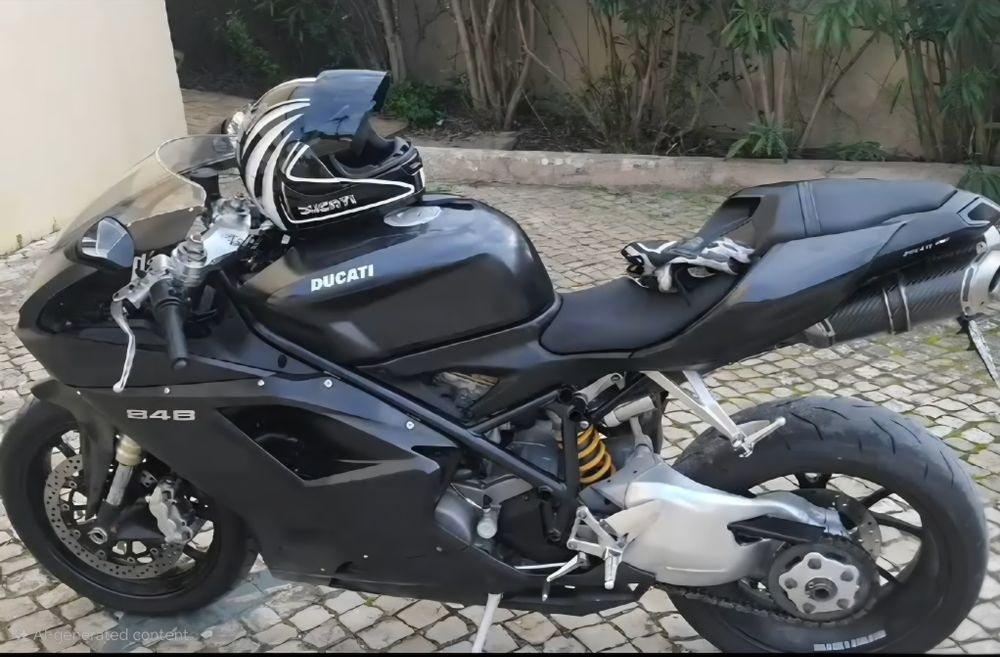 Ducati 848 preta
