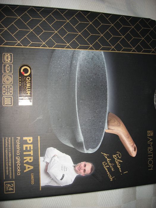 NOWA Patelnia głęboka 24cm AMBITION PETRA