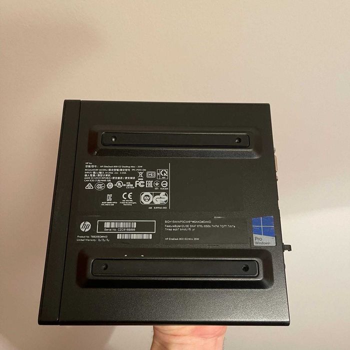 HP EliteDesk 800 G2 Desktop Mini (35W) i5 6500T 8gb DDR4 256gb SSD