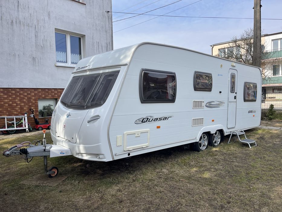 Przyczepa kempingowa Lunar Quasar 615, 2 osiowa, namiot, webasto,mover