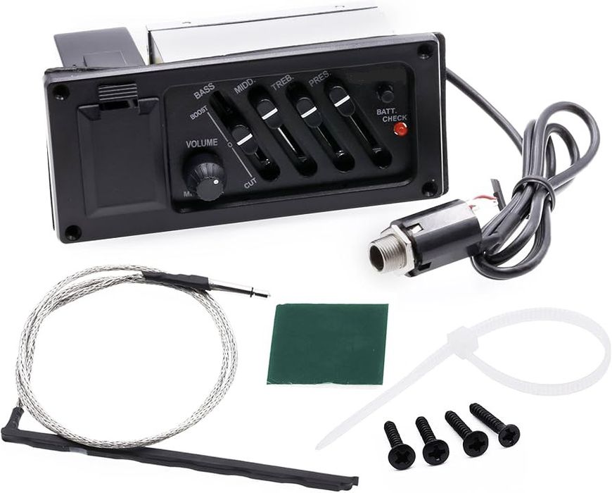 Elektronika do gitary akustycznej/klasycznej Preamp, pickup, przystawk
