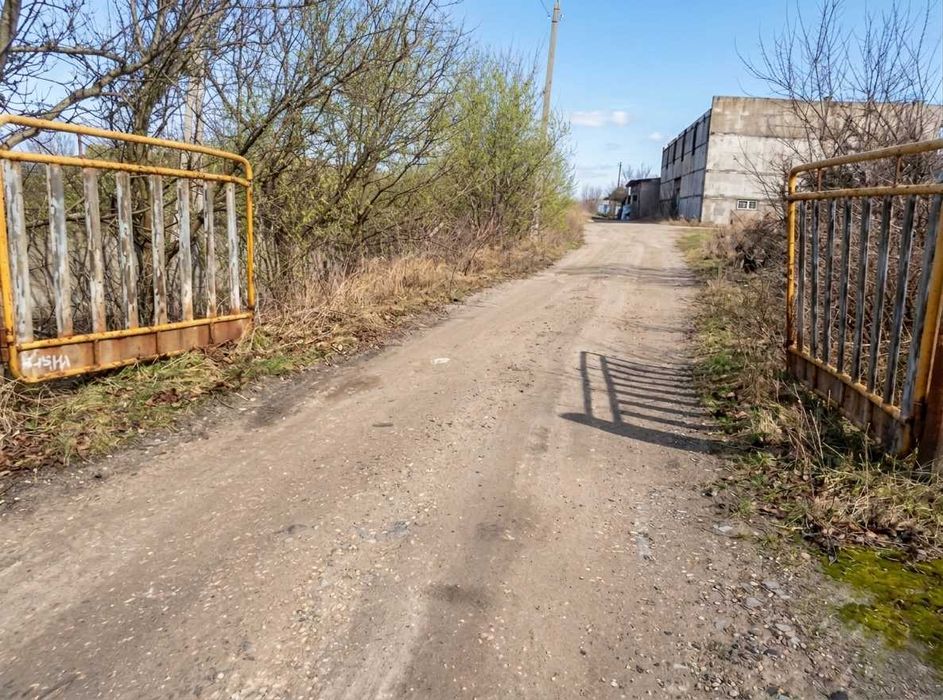 Масштабна локація 3,15 га з ангаром в оренду: Братське (Промзона)