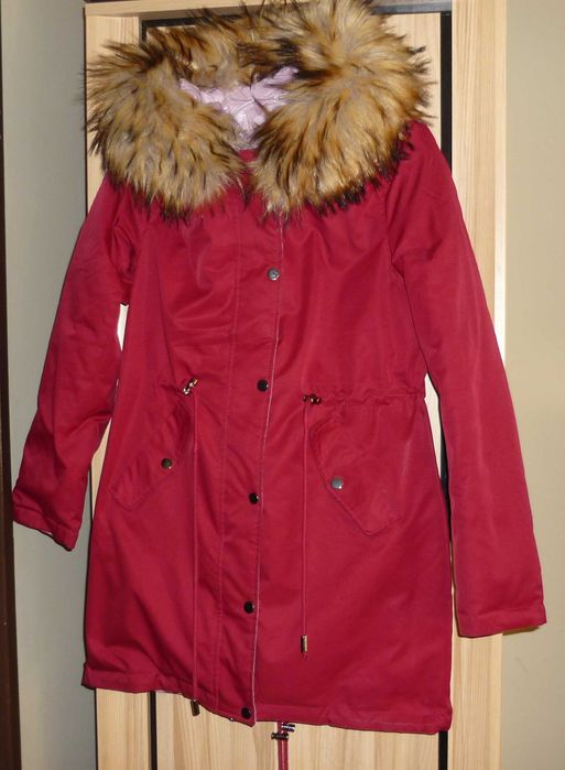 Kurtka zimowa parka roz. 38 M Kaptur Futerko