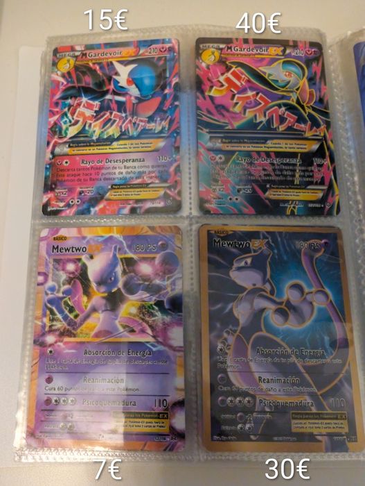 Cartas Pokémon diversas