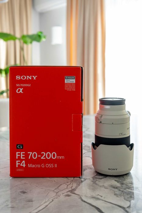 Obiektyw Sony FE 70-200 mm F4 Macro OSS II - Jak nowy Gwarancja, FV23%