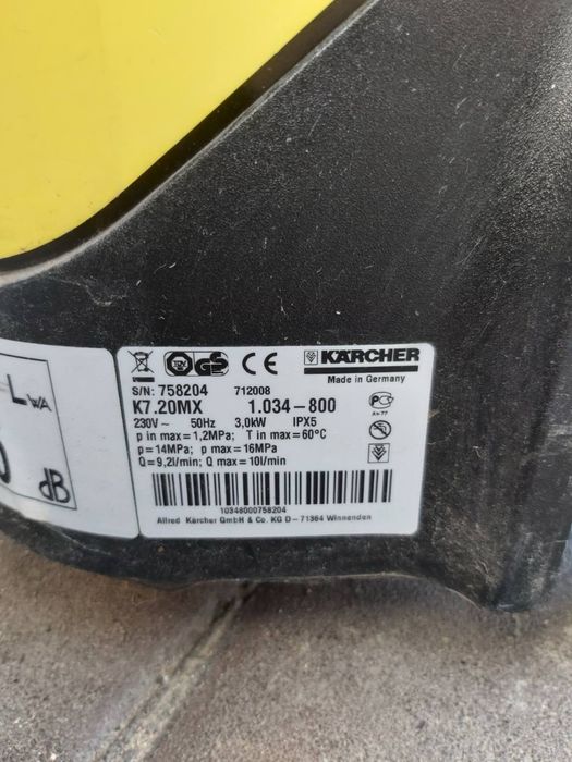 Karcher K7.20MX + комплект PC20 для чистки труб + набір для мийки фасадних вікон