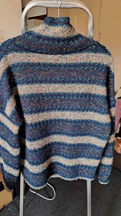 Kolorowy sweter Intensi Oversize | Miękka dzianina | Rozmiar L/XL