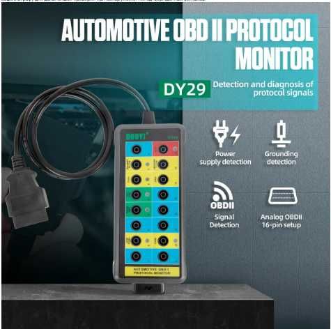 Комутаціонна колодка Автомобильный  Детектор Тестер Obd2 DUOYI DY29