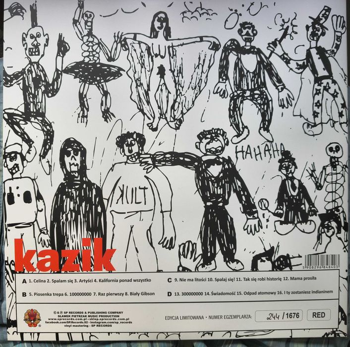 KNŻ- "Na żywo, ale w studio", 2LP, red