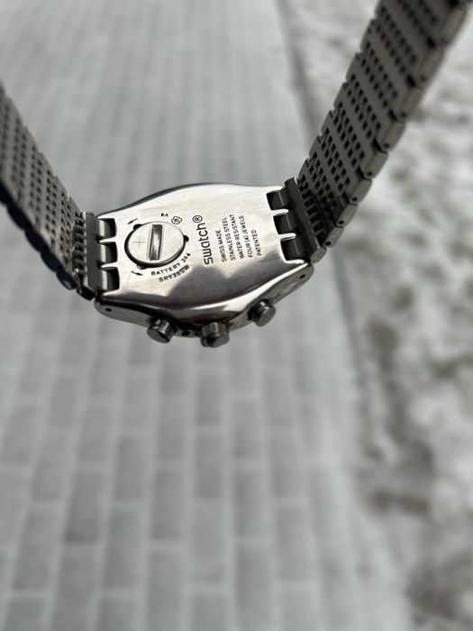 Top Zegarek Swatch SR936SW Blue Edition/Desing Omega Unikat!