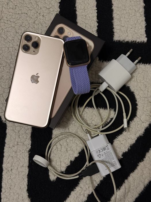 Zestaw iphone 11 pro 64 GB + apple watch 4 seria  44 mm