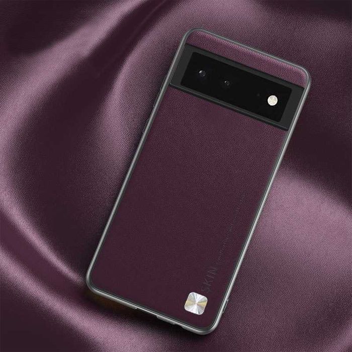 Кожаный чехол для Google Pixel 7 Pro LEATHER SKIN на все модели