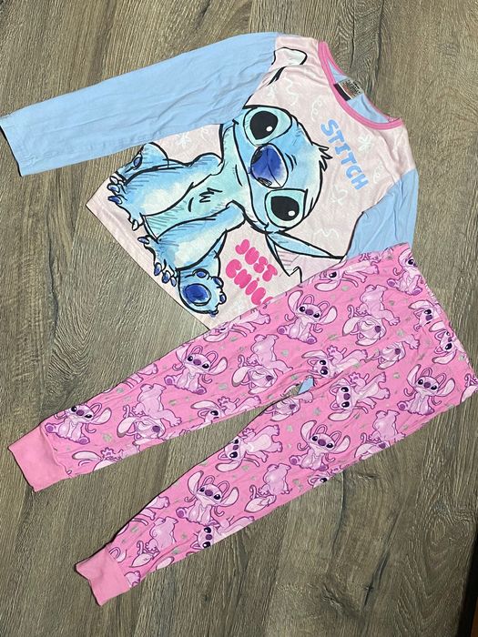 Стіч піжама дівчинці 7р.бавовна комплект