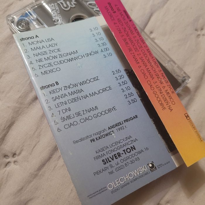 Mona Lisa - trzy kasety w stanie idealnym .