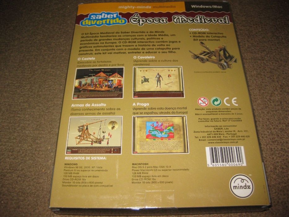 2 Packs “Saber Divertido” Época Medieval e Dinossauros/Embalado!