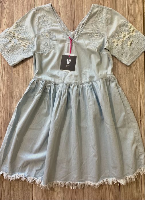 Платье летнее/ Новое джинсовое платье на лето