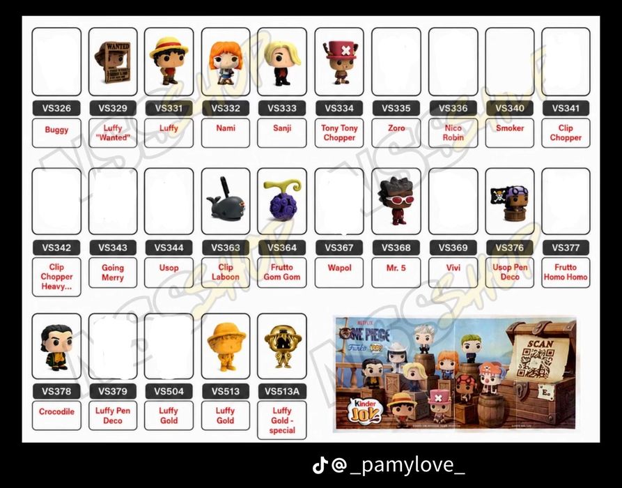 Kinder joy one piece