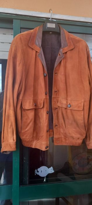 Blusão homem em pele