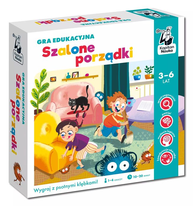Szalone porządki. Kapitan Nauka - gry. Nowy Produkt