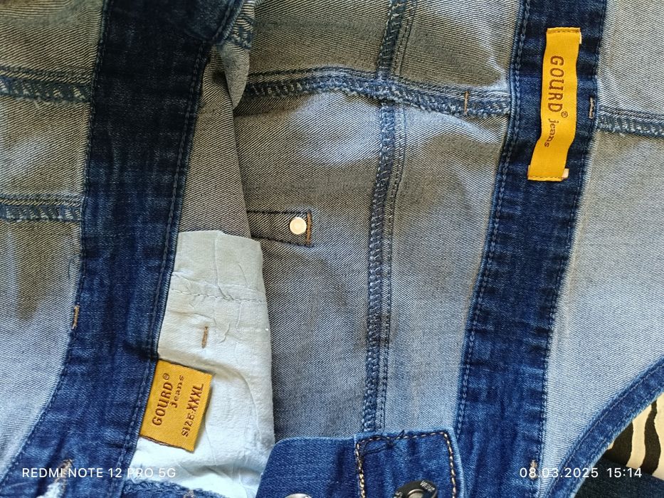 Джинсовый комбинезон