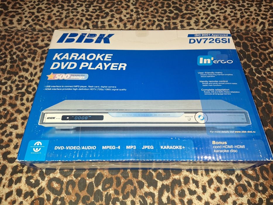 BBK караоке DVD плеер.