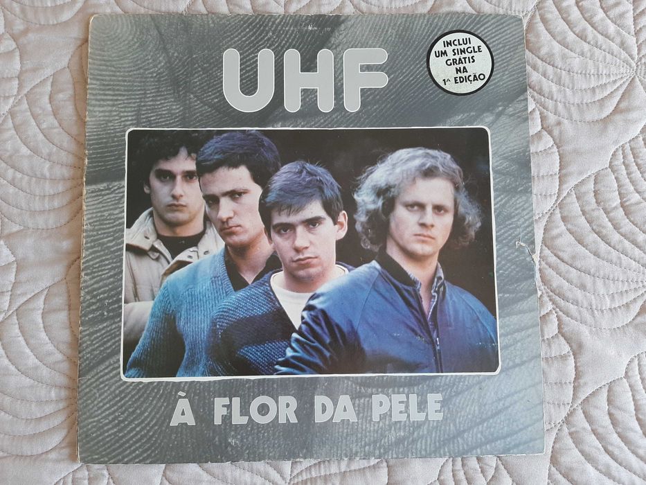 UHF - À Flor da Pele - Portugal - Vinil LP