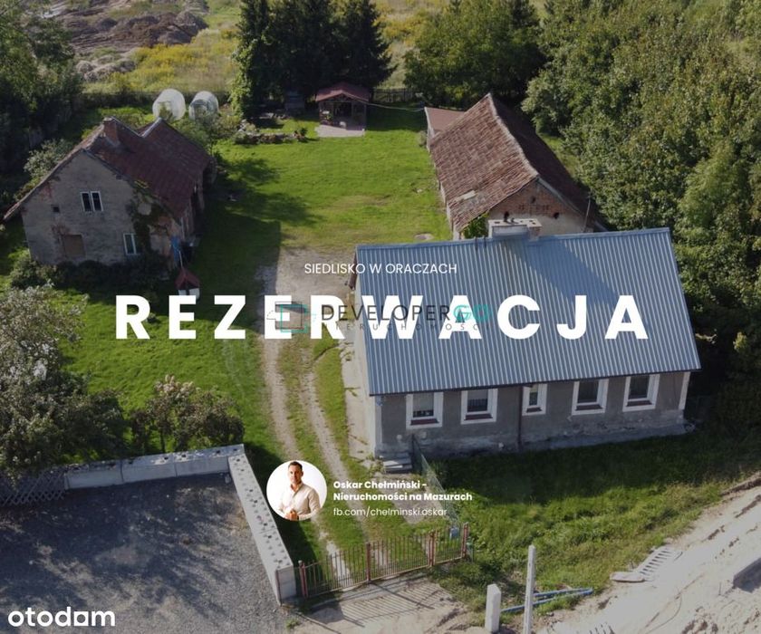 Siedlisko z potencjałem, 2104 m², 5 km od Ełku