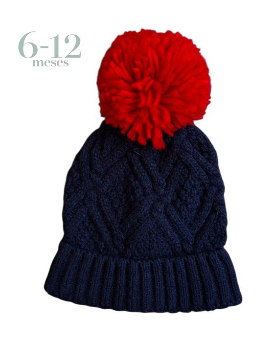 Primark Blue and Red Beanie for 6–12 Months