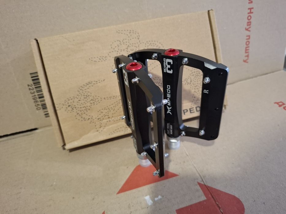 ВЕЛОсипедные педали алюминиевые MTB Mpeda ALNC2026 на 3прома.